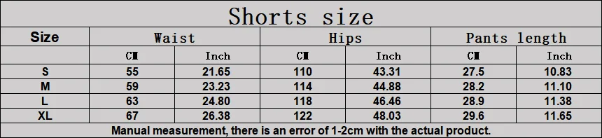 Size chart and fit details