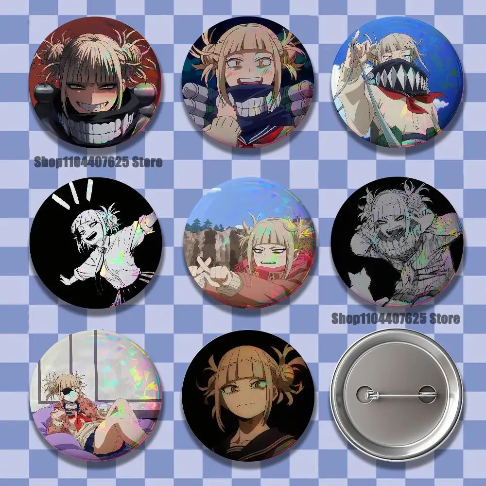 

Anime Toga Himiko Badges Button Round Creative Pin Brooch Badge Bag Decor Accessories Fans Collect Friends Gifts