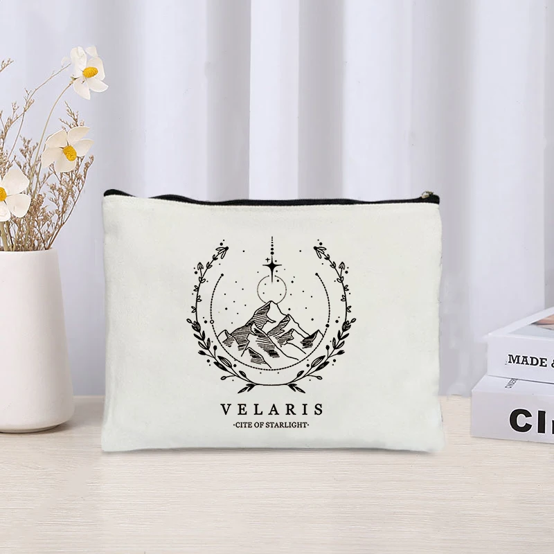 Velaris City of Starlight Bags Organizer The Bat Boys Cassian Rhysand Azriel  Makeup Bag Make Up Pouch Travel Organizer Cases