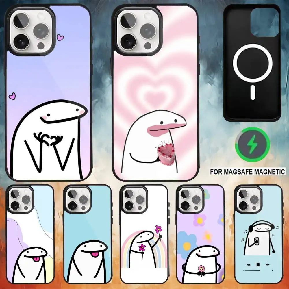 

C-Celular Flork Phone Case For iPhone17,16,15,14,13,12,11 Plus,Pro Max Magnetic For Magsafe Wireless Charging