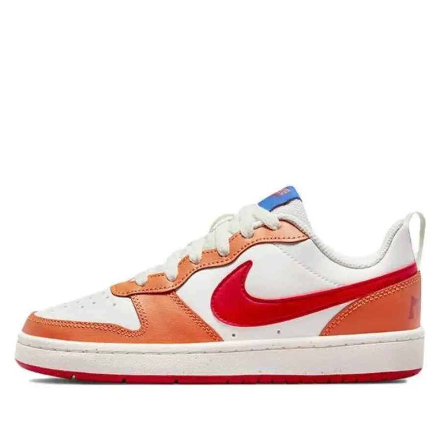 Nike Court Borough Low 2 Kidsren's Sneakers White Orange