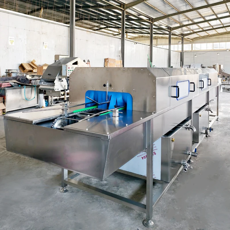 Custom Industrial Automatic Plastic Crate Basket Washer Turnover Basket Pallet Tray Washing Machine