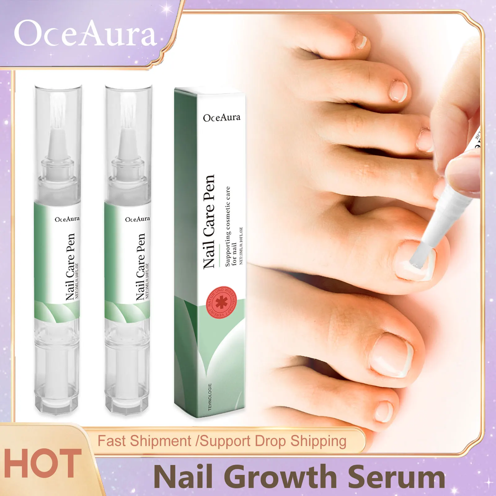 

Nail Strengthening Growth Treatment Serum Revitalizes Damaged Split Nails Fast Keratin Nail Hardener Nourishing Polish Nail Care