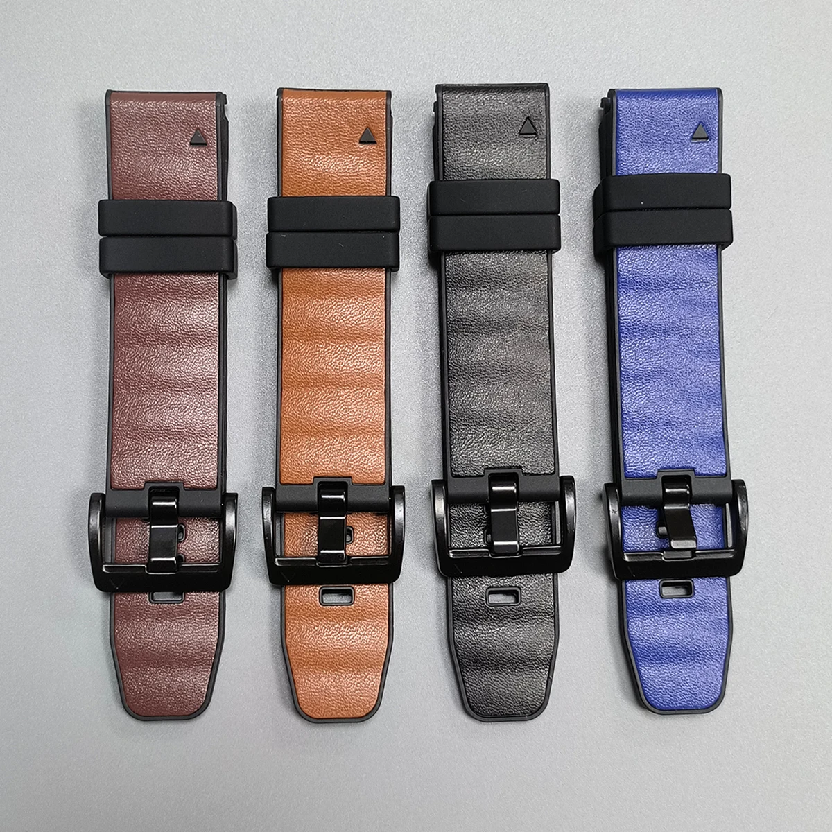 Leder + Silikon 22/26 mm Armband für Garmin Quatix 8/Fenix 8 pro E 7 7X6 Uhrenarmband Forerunner 975 965/Tactix 8 QuickFit Armband