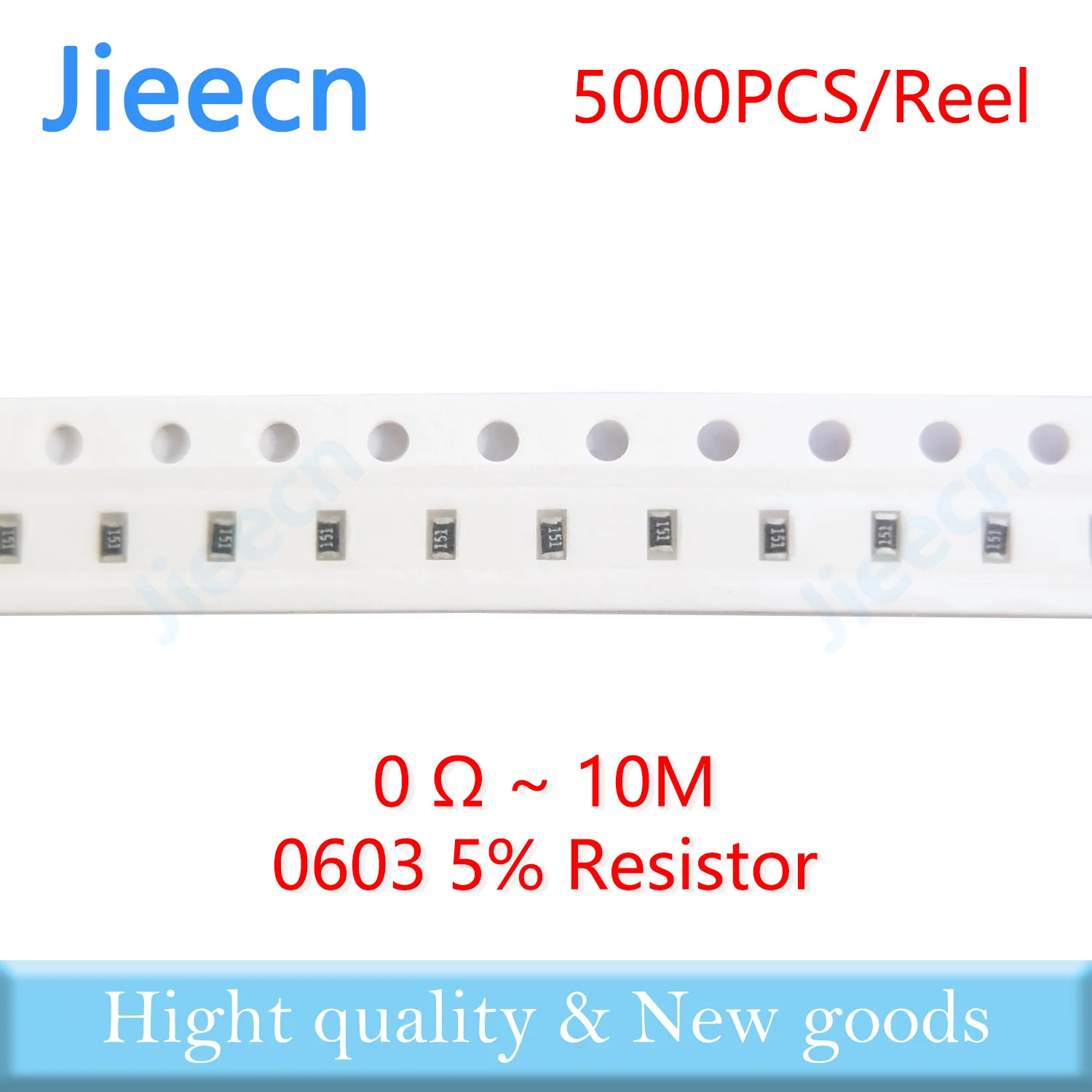 Jieecn 5000 stücke 5% j 2,2 smd Widerstand 0r-10m 1/10w 0 1 10 4,7 Ohm 1k k k 10k k 1r 10r 100r 150r 220r