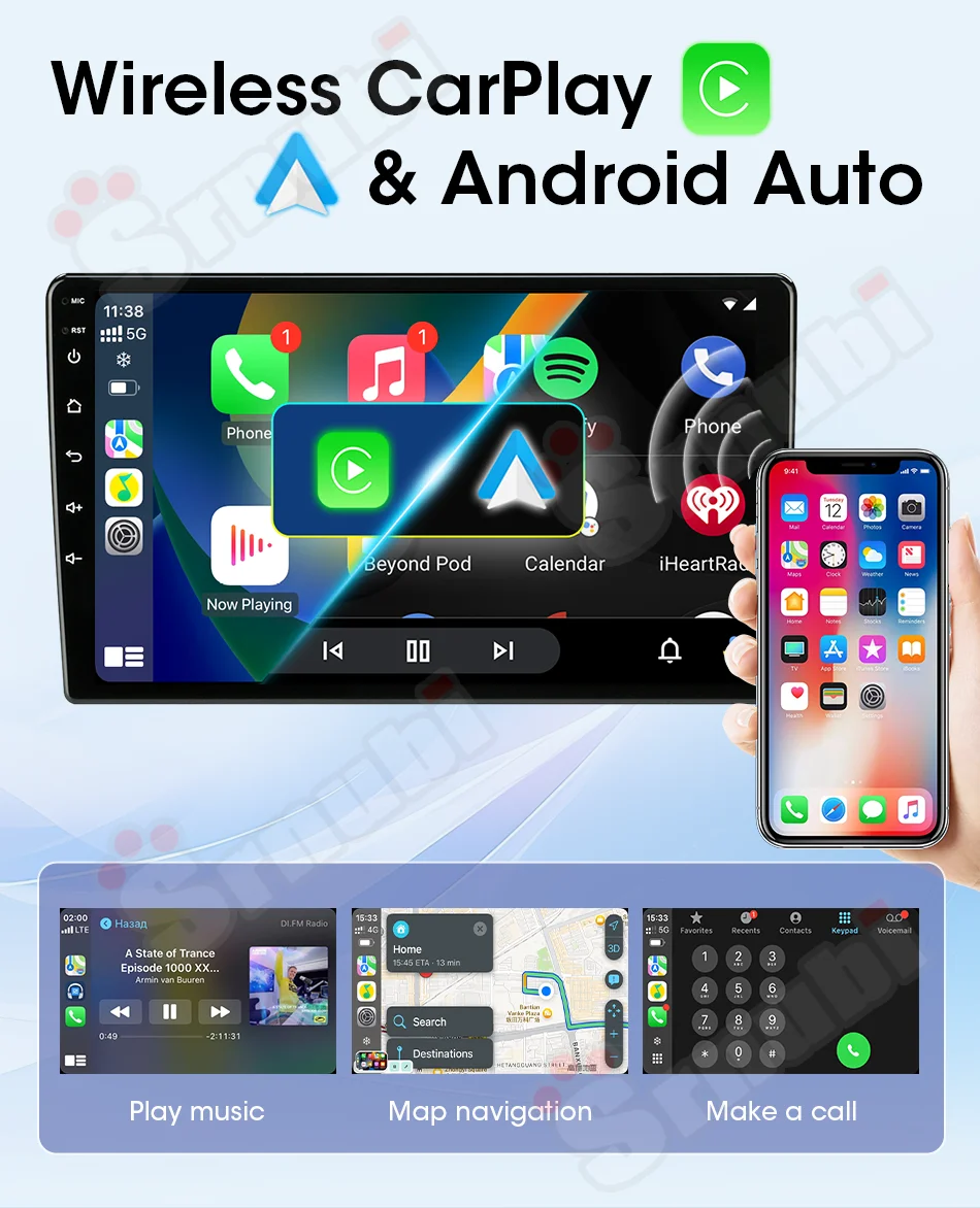 Auto Multimedia Für VW Volkswagen POLO 5 2008-2017 Vento Drahtlose Carplay Android Auto Auto Radio stereo DSP 2 Din 4G WIFI QLED – Detail 9