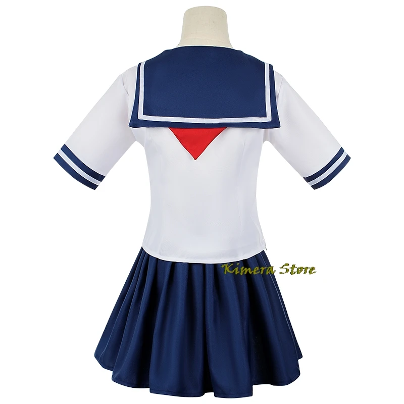 لعبة Yandere Simulator مخصصة تأثيري Ayano Aishi JK زي مدرسي تشان المرأة الزي بدلة بحار تي شيرت + تنورة هدية