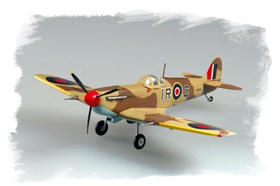 Easymodel 37217 1/72 Spitfire Fighter RAF 224 Commander 1943 rakitan militer statis Model plastik koleksi atau hadiah