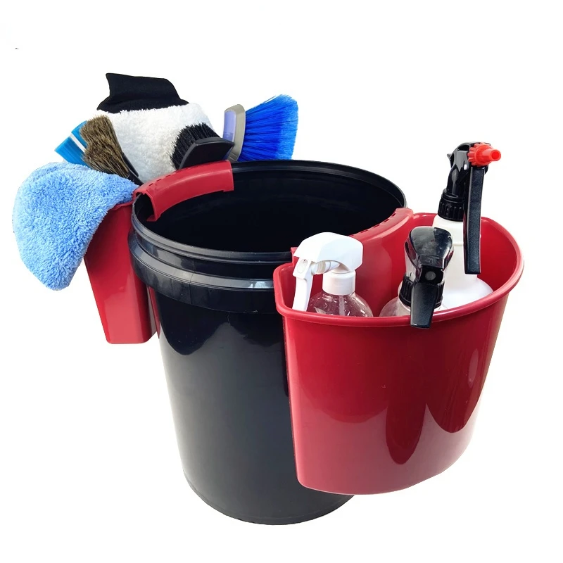 Universal Bucket Organizer Auto Grooming Tools Towels Brushes Fast Easy Storage Kits External Hanging Barrel Storage Buckets