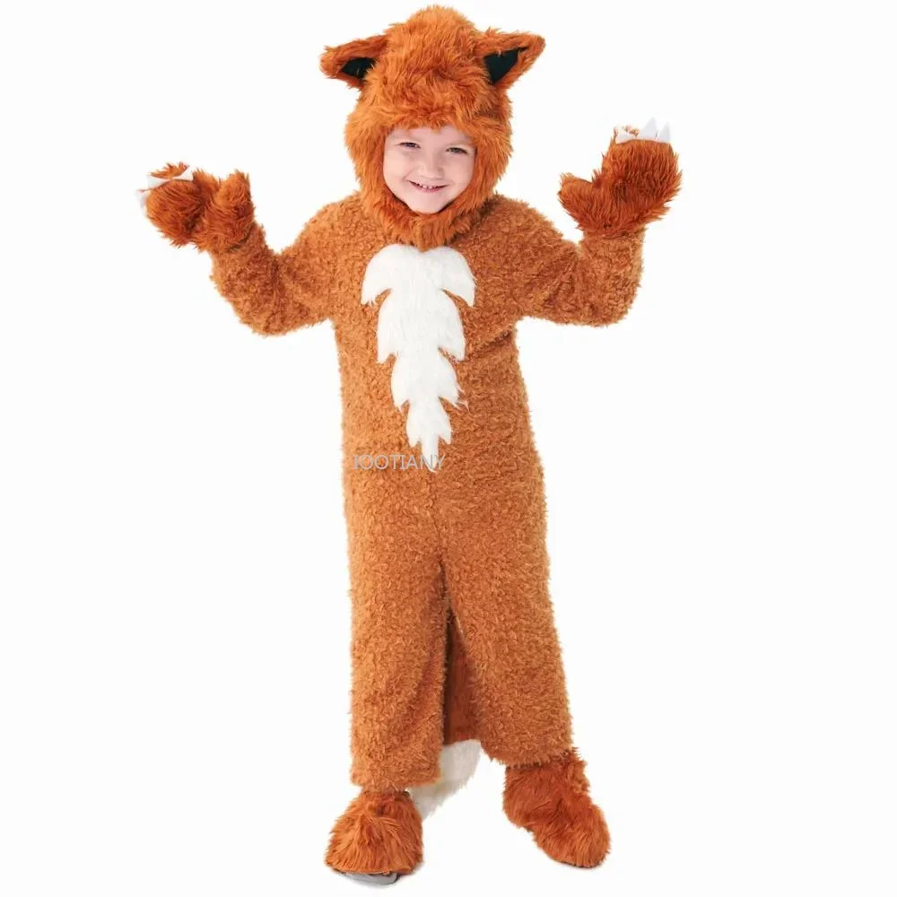 

CosplayCute Little Fox Costumes Fashion Jumpsuit Halloween Carnival Holiday Party Funny Clothes Stage Performance Sets
