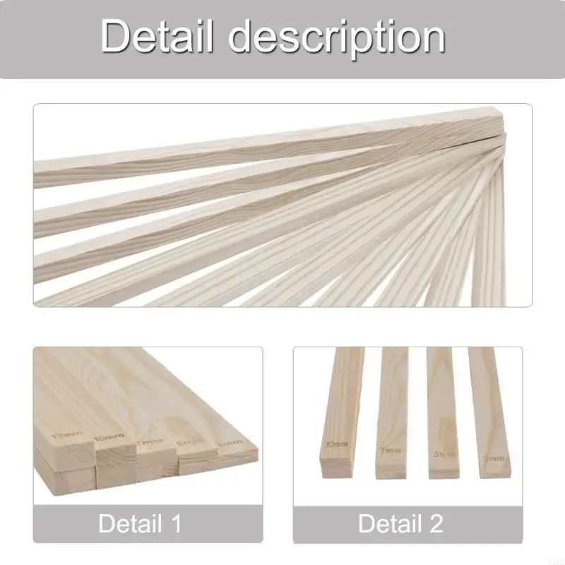 10/20 Pcs 5/10 Size Rolling Pin Guides Sticks Set Rolling Mud Guide Set X3UC