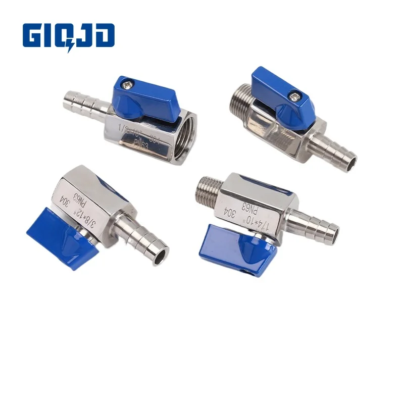 304 1/8 נירוסטה 1/4 3/8 1/2 bsp x 7/8/10/12 מ 