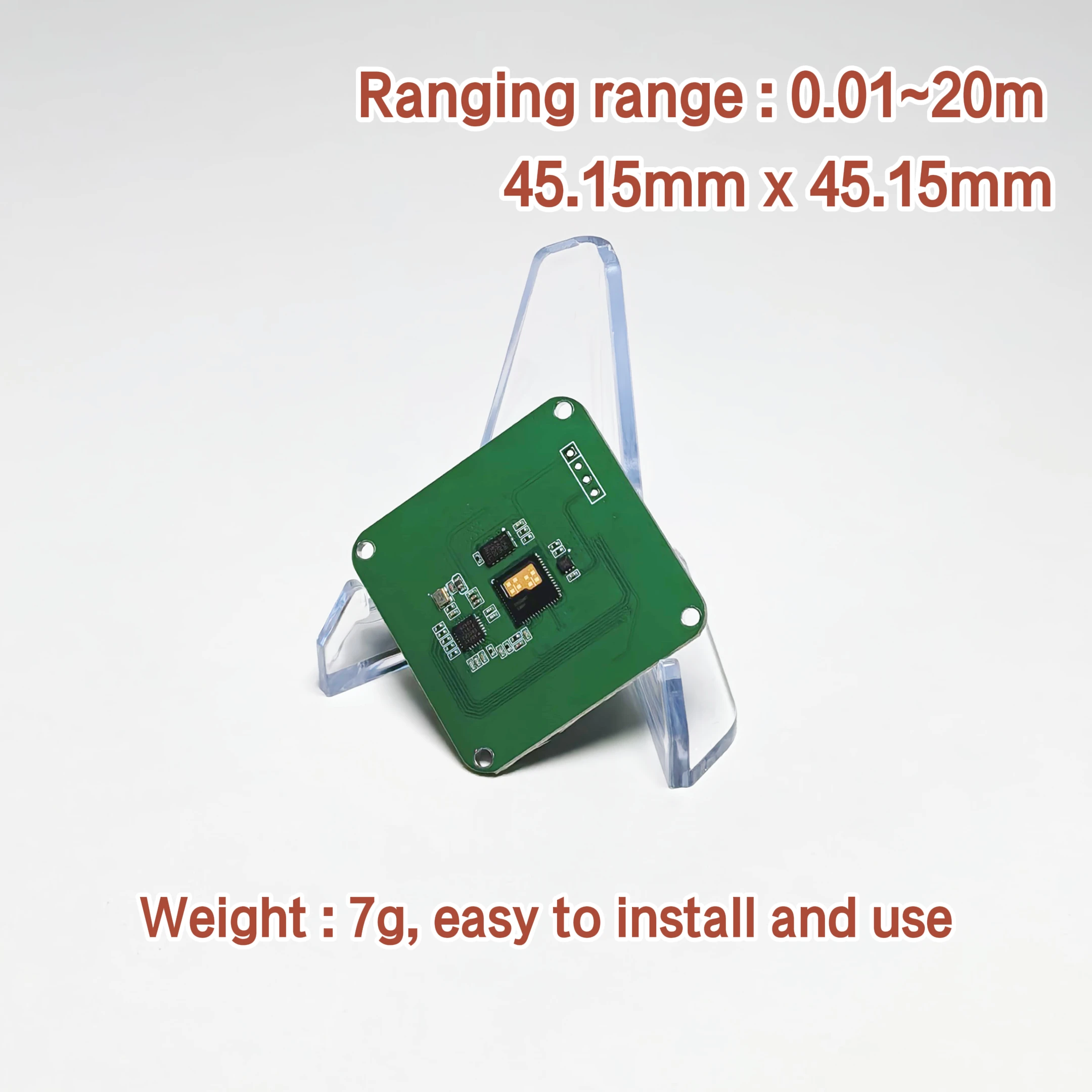 120GHz Radar Millimeter Wave Level Sensor For Liquid With RS485, 0.01-20m High Precision Water Level Radar Sensor