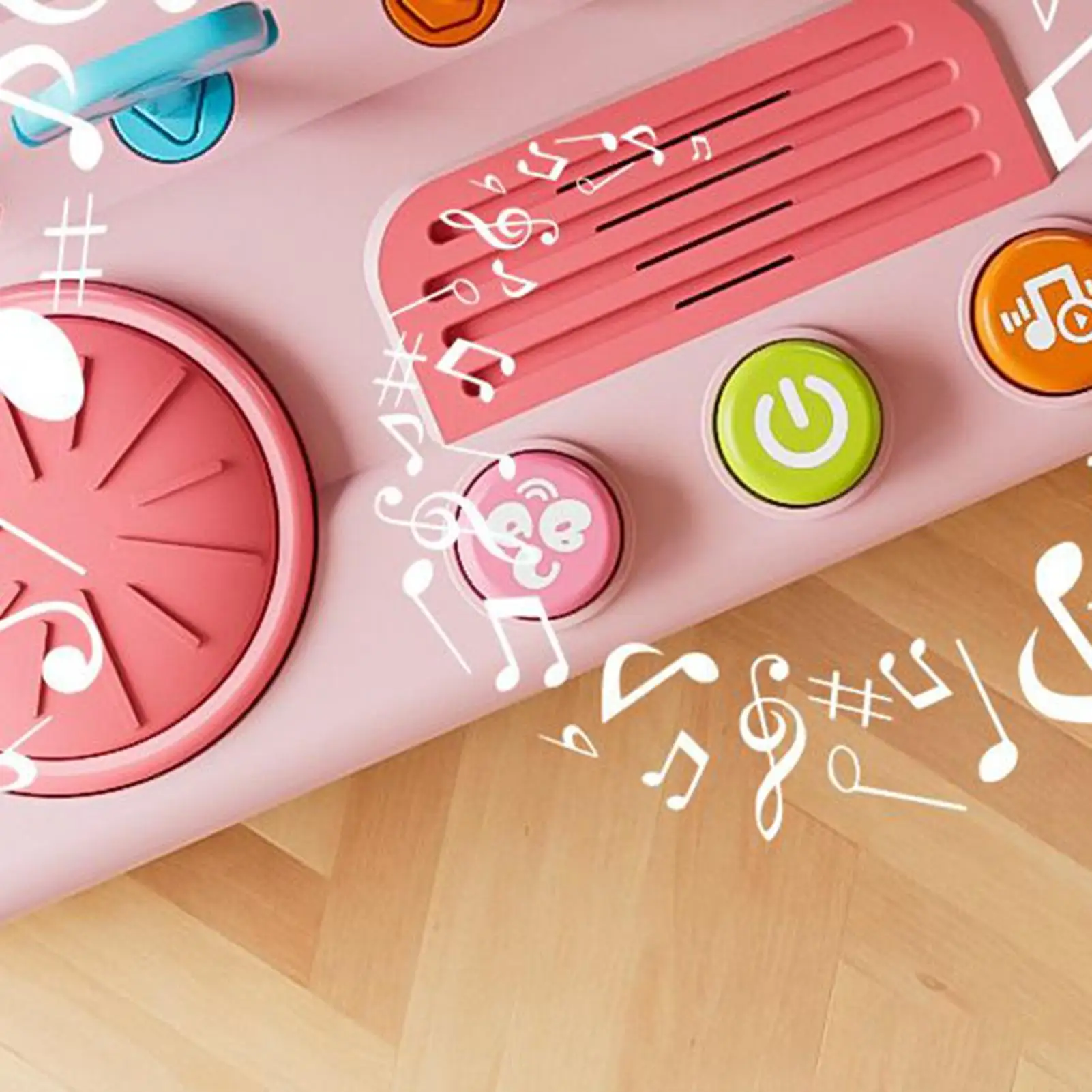 مجموعة أدوات الموسيقى للأطفال لعبة طبل البيانو على شكل حافلة لعبة تعليمية تعليمية للأطفال في مرحلة ما قبل المدرسة والسفر هدية عيد الميلاد والعام الجديد