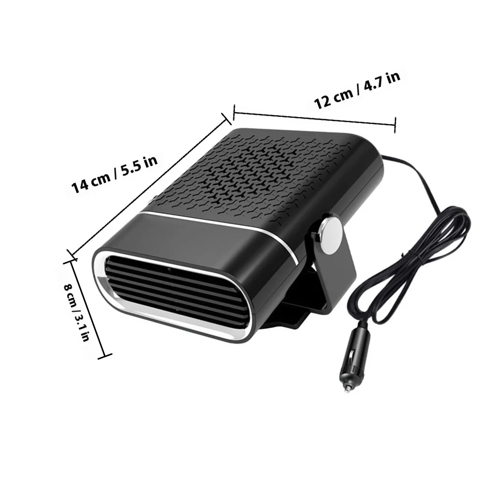 Elektrische Auto Heizung Tragbare Auto Defogger Demister Schnelle Heizung Windschutzscheibe Clearing Gerät Einfach Installieren Anti-Fog Auto Heizung