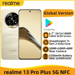 Глобальная версия realme 13 Pro Plus 5G NFC Восьмиядерный процессор Snapdragon 7s Gen 2, экран 6,7 