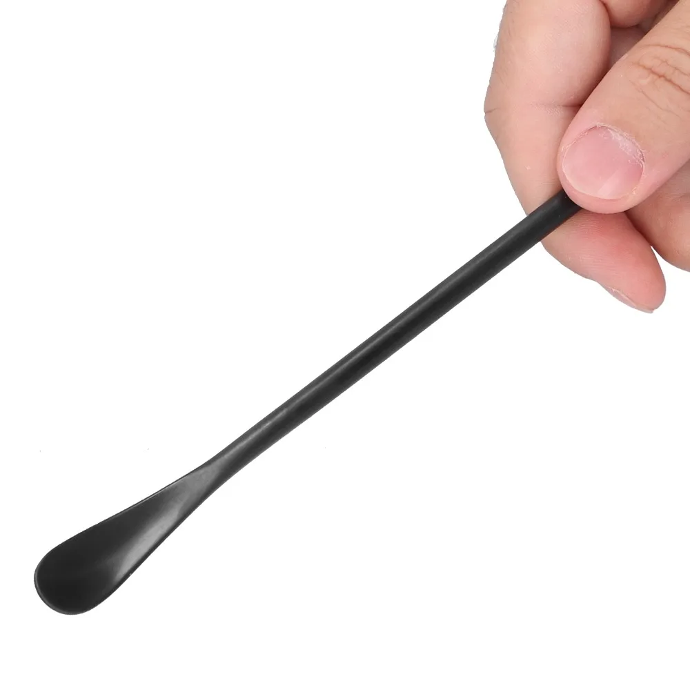 3Pcs Rustless Steel Stirring Spoon Elongated Handle Burr Free Surface Stir Utensil Thickened Practical Stirring Ladle