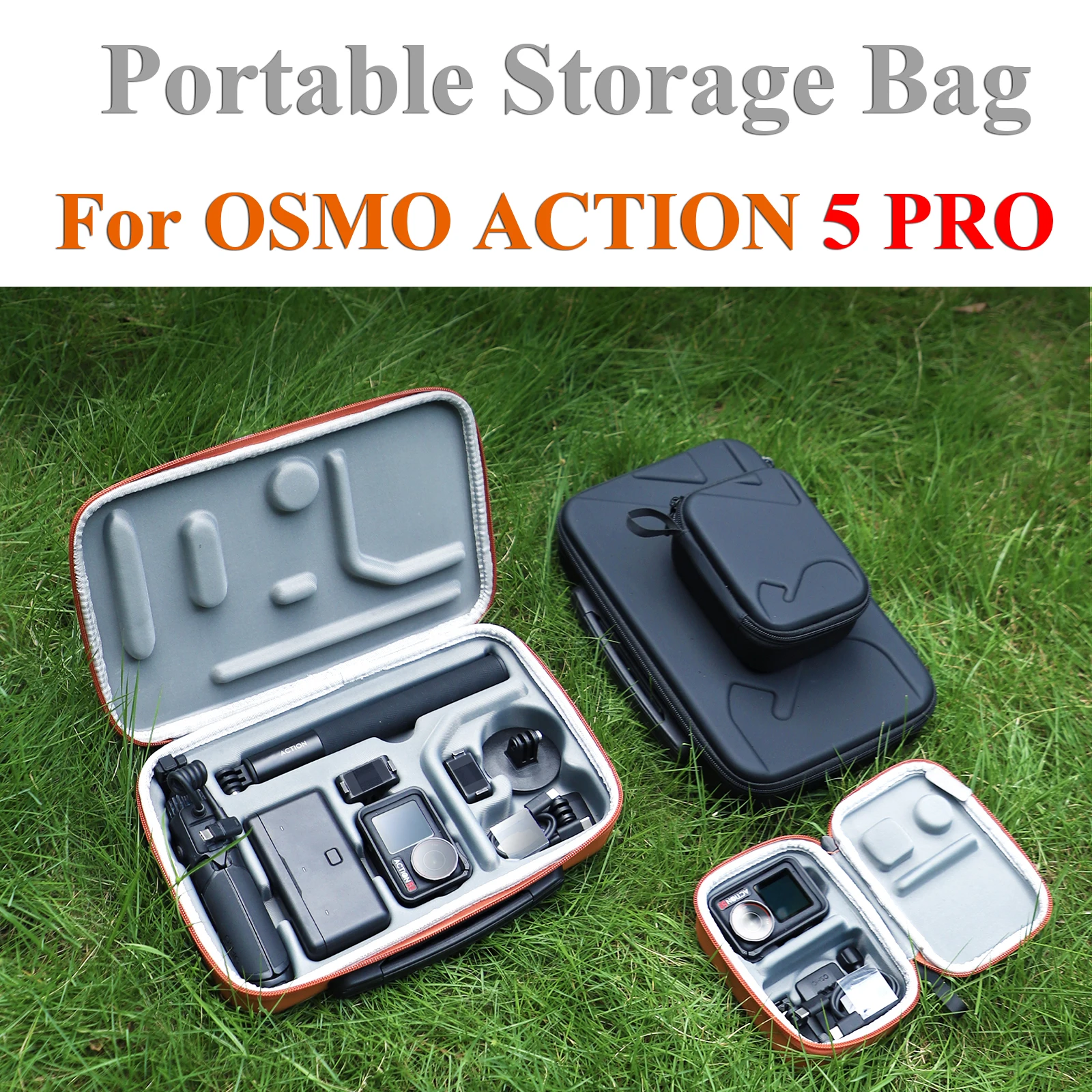 

For DJI OSMO ACTION 3/4/5 PRO Camera Storage Portable Protective Bag Adventure/Standard Combo Carrying Case Handbag Accessory