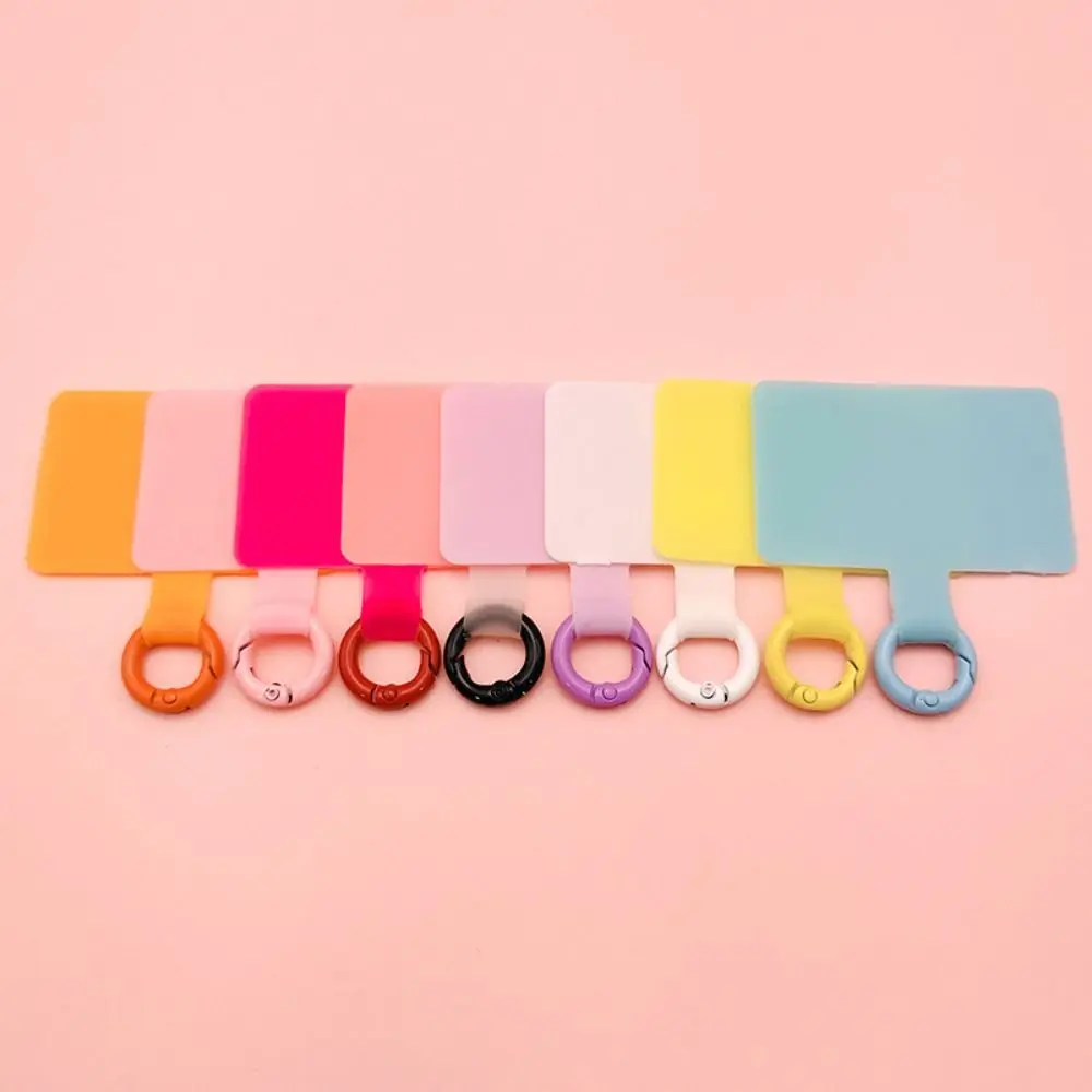 Anti-lost Phone Lanyard Gasket Attachment Metal Backle Mobile Tether Pad Detachable Replacement Mobile Phone Patch Hanging Cord