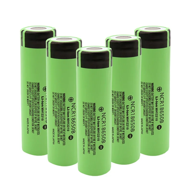 NCR18650B 3.7v 3400mAh 18650 rechargeable lithium battery for Panasonic flashlight batteries