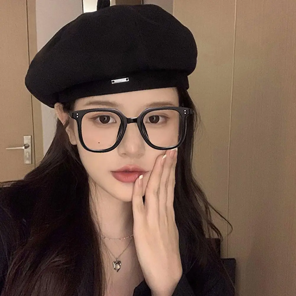 Vintage Solid Color Women's Beret Hat French Style Cotton Octagonal Cap Warm Spring Autumn Outdoor All-match Artist Painter Hat