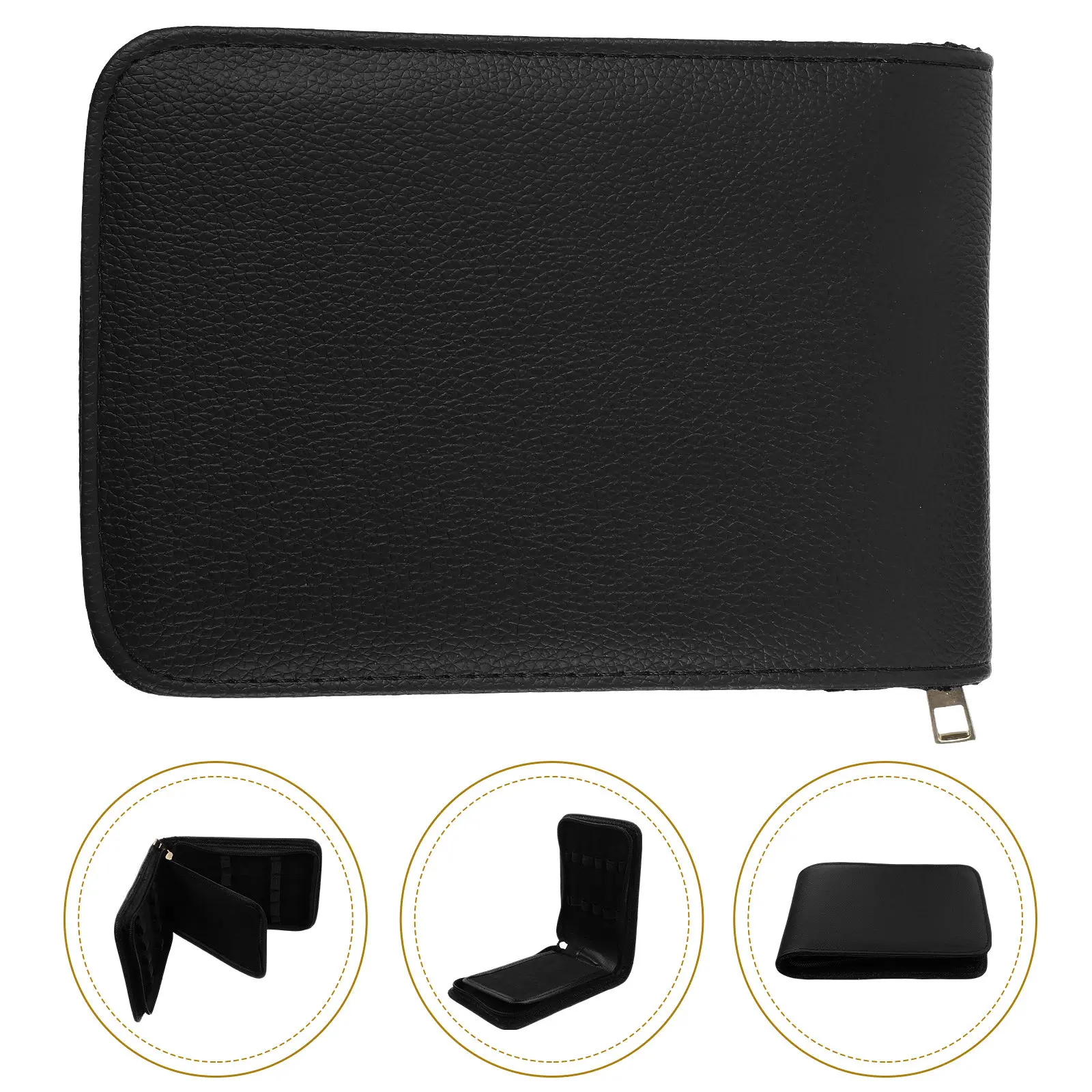 

Изящный футляр для ручек из ПУ-кожи: компактный, легкий, для хранения перьевых ручек, карандашей, шариковых ручек, подарочная упаковка, демонстрационный футляр