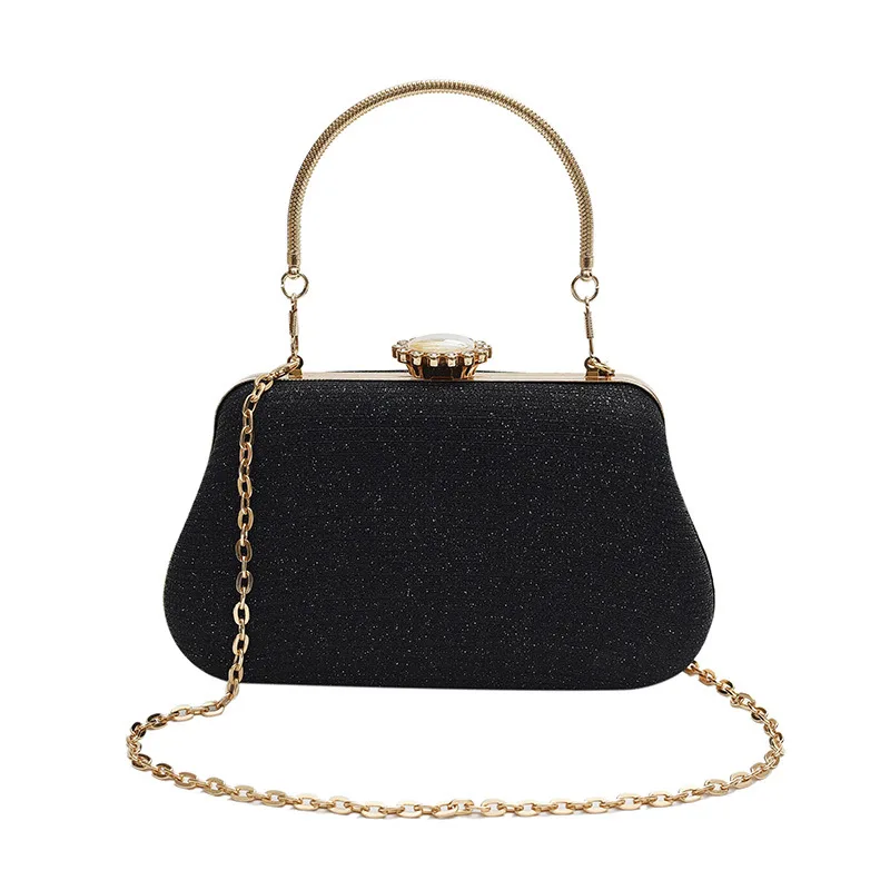 Fashion Designer Ladies Evening Bag Chain Strap Women's Crossbody Shoulder Bag Luxury Bling Party Wedding Clutch Bag And Purse