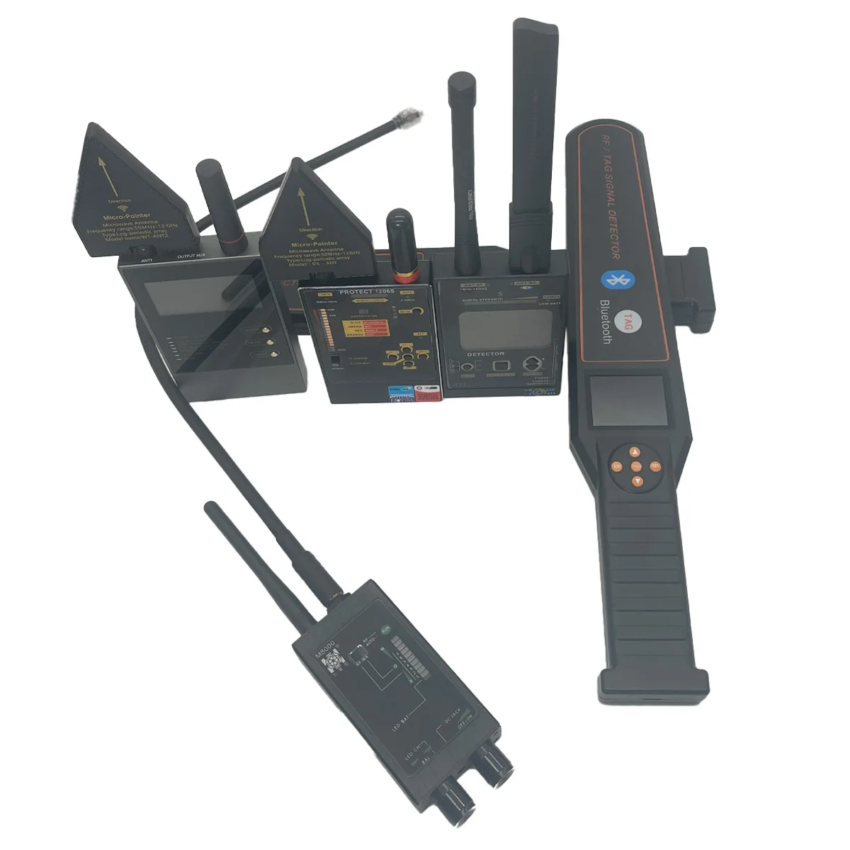 

Privacy Protector: GPS Tracker Detector, Hidden Camera Finder, Eavesdrop Device Scanner with Infrared Filter & Wide Frequency.