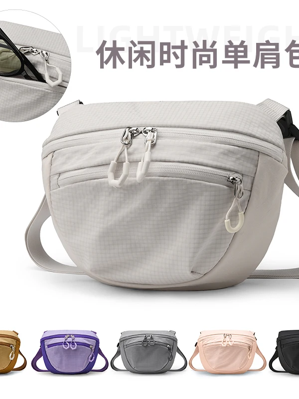 Women Stylish Crossbody Bag Lightweight Outdoor Hiking Commuter Purse Waterproof Durable Shoulder Bag Casual Waistpack