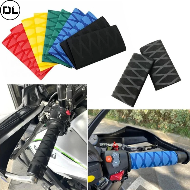 

Heat Shrink Handle Sleeve Rubber Motorcycle Electric Vehicle Handle Adhesive Anti-Slip Universal Replacement Motorcycle Parts