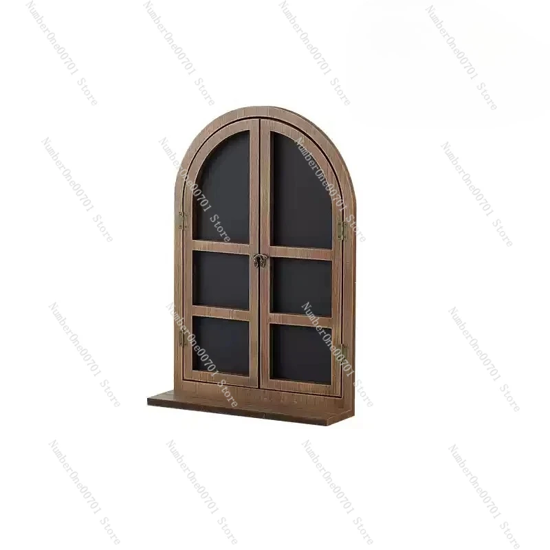 Farmhouse Distressed Wandregal - Tafel-Organizer mit rustikalem Finish |   Hängedekoration für Café, Boutique & Zuhause