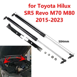 Car Front Engine Cover Hood Gas Spring Arm Rod Shock Lift Strut Bar Support for Toyota Hilux SR5 Revo M70 M80 2015-2023