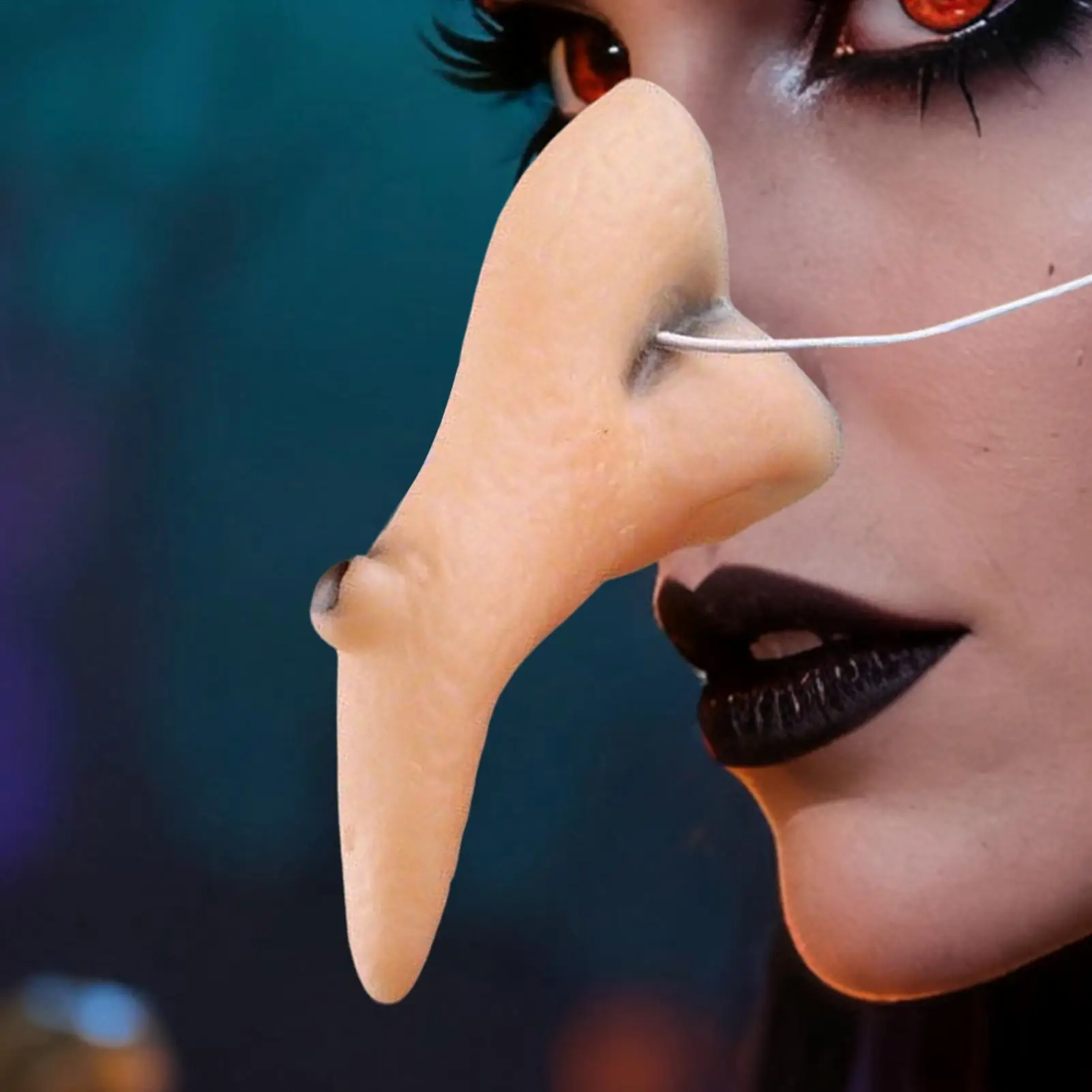 Halloween Witch Nose Costume Photo Prop Witch Fake Nose Cosplay Halloween Theme Party Funny Dressing Realistic Long Nose