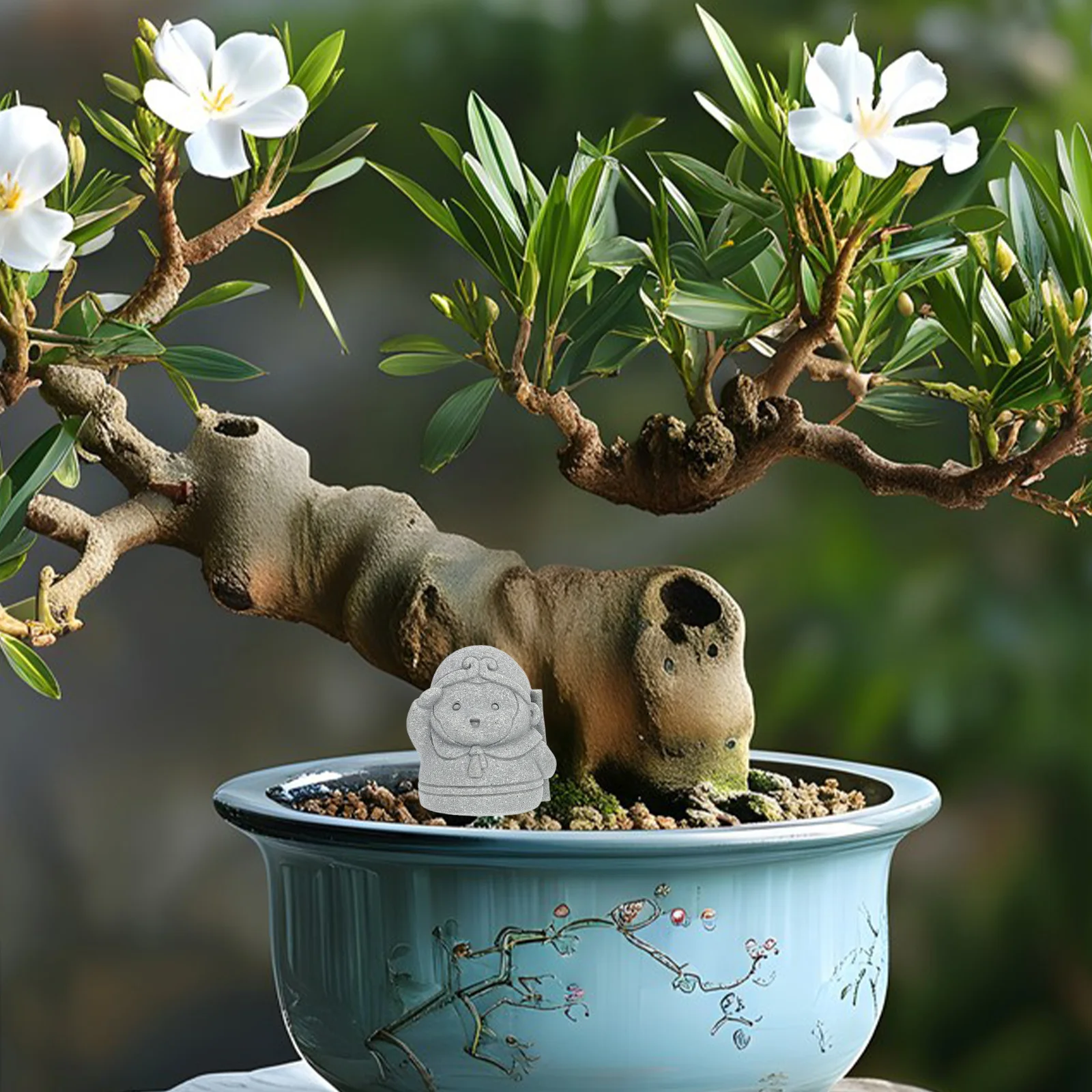 

1Set Journey to The West Mini Monk Sculpture Aquarium Garden Decor Resin Bonsai Accessory Garden Sculptures Monk Figurine