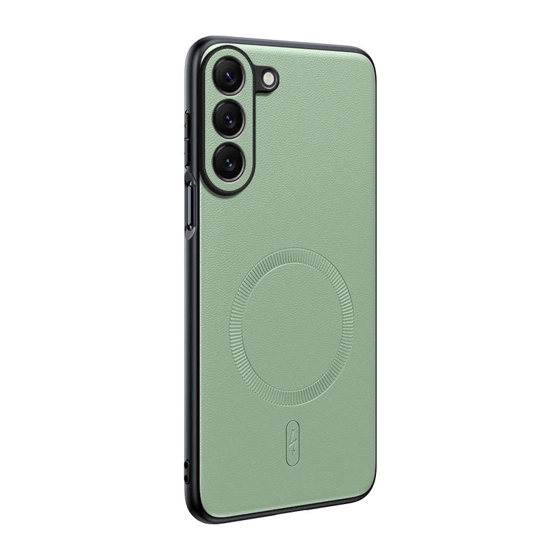Für Samsung S23 Hülle Magnetische Leder-Schutzhülle für Samsung S23 Anti-Fingerabdruck Rutschfeste PC+TPU – Detail 3