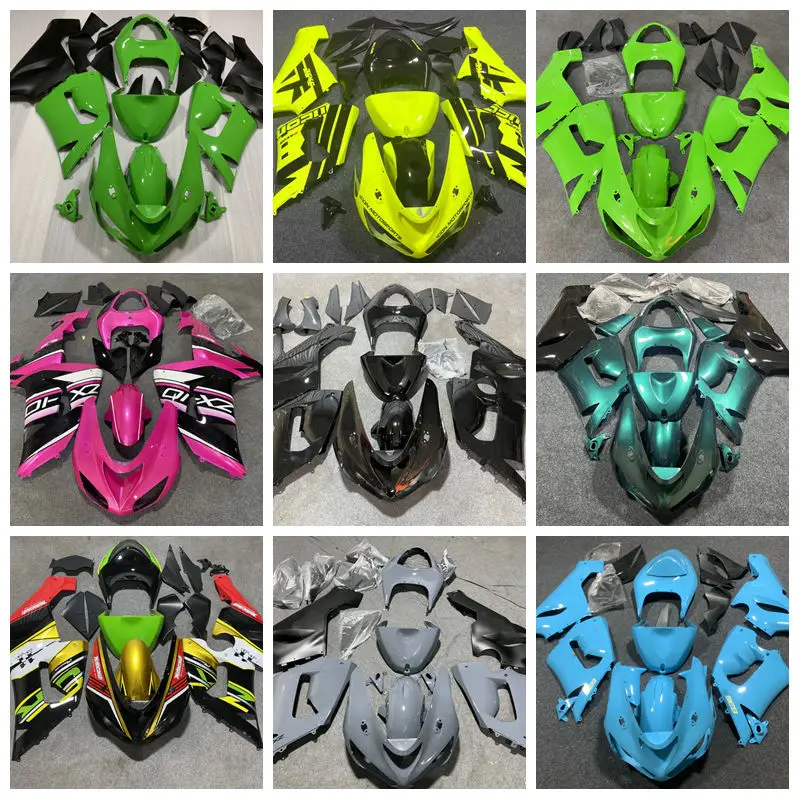 Suitable for Kawasaki ZX6R 636 2005 2006 motorcycle full set of cowling housing modification accessories can be customized color