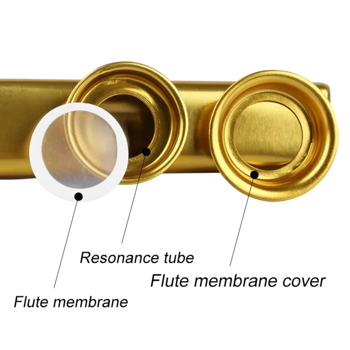 Miwayer Kazoo Set with Kazoo + Flute Barrel + 5pcs Diaphragms, 7 Colors, Simple Easy to Learn Musical Gift for Party Favor image 4
