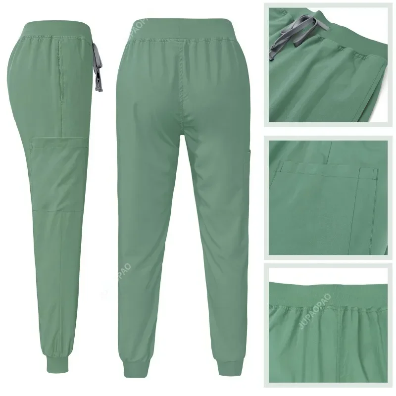 Uniformi chirurgiche Donna Infermieristica Enfermeria Set Top Pant Articoli Uniforme medica Scrub Clinico Salone di bellezza Abiti ospedalieri