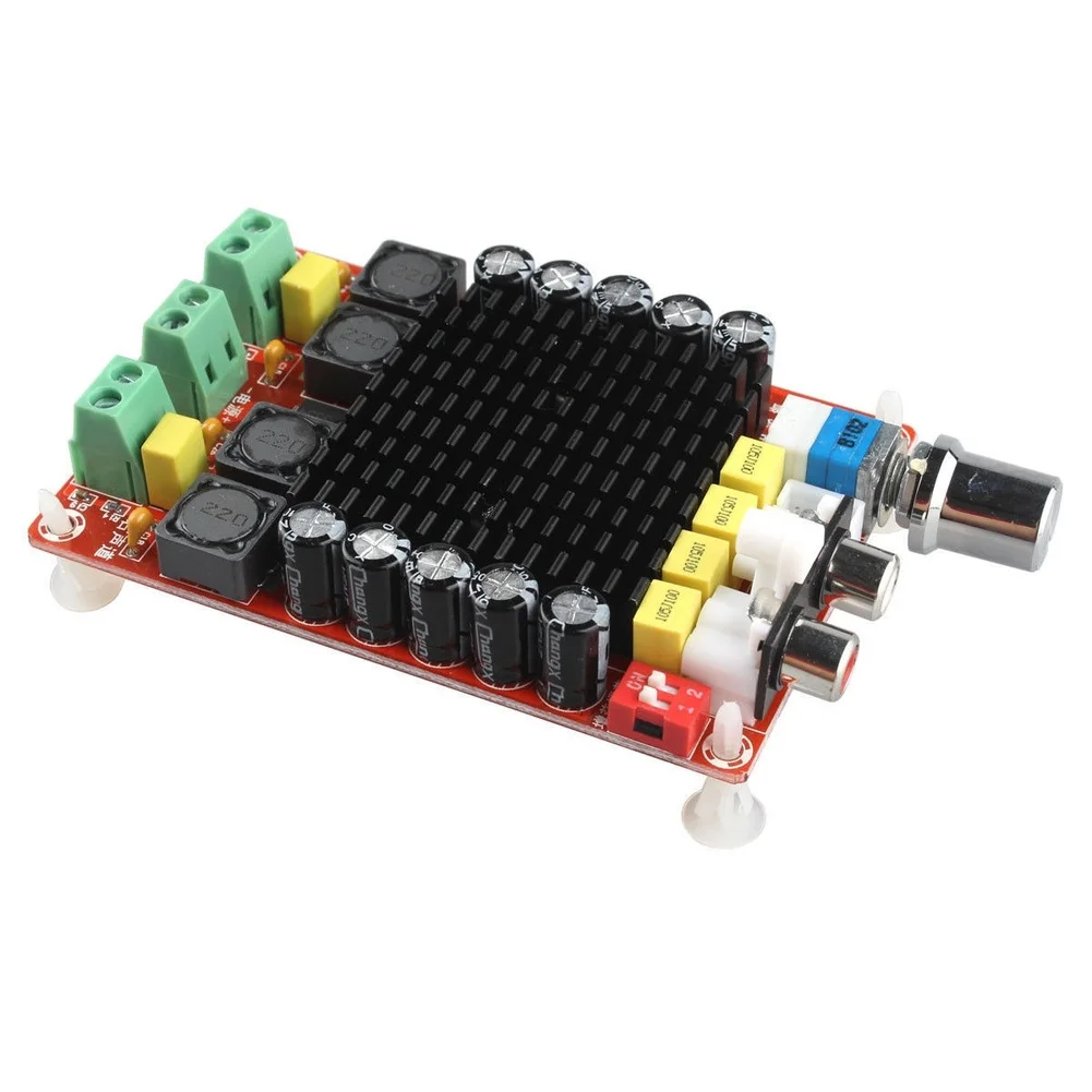TDA7498 Class D Audio Board XH M510 200W Dual Channel Power For Car Music Player DC 15-32V Measurement Tools - view 6