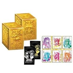 Saint seiya coleção cartões cartas de jogo cartas mesa brinquedos para a família crianças presente natal