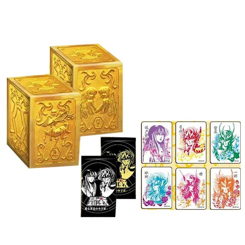 Saint Seiya Collection Cards Game Letters Cards Table Board Toys For Family Children Christmas Gift