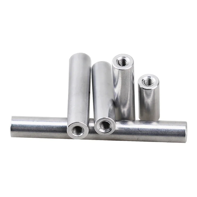 Weiyi Long Nuts M2 M3 M4 M5 M6 M8 Aluminum Round Threaded Sleeve Threaded Sleeve Stud For Rc Multirotors Standoff Spacers
