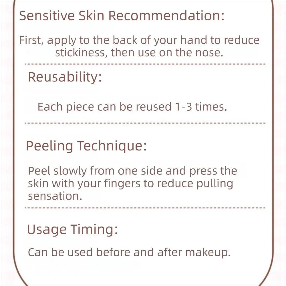 10/20/30/50Pcs Reusable Nose Shaping Stickers Adjustable Cuttable Nose Reshaping Tape Elongated Exquisite Result Cute Design