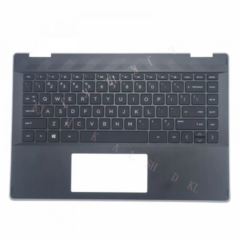 

N NEW For HP Pavilion x360 14-DH TPN-W139 UPPER CASE PALMREST Keyboard L53794-001