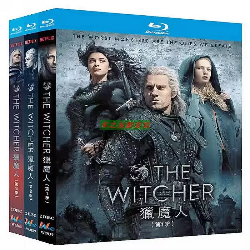 Blu ray High Definition American Drama Demon Hunter Season 1 to 4 BD Disc Box Collection 8 Pieces Set with Chinese and
