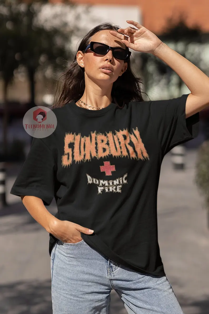 Dominic Fike Unisex T-Shirt - Sunburn Album Tee - Indie Music Graphic Shirt - Printed Musc Poster For Gift