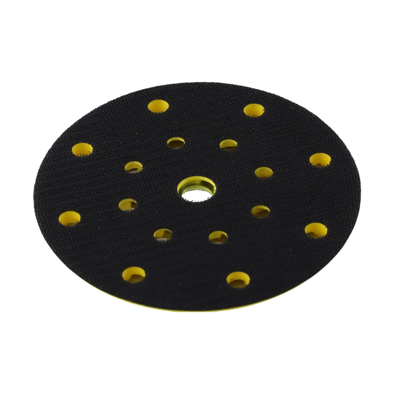 

Backing Pad Sanding Disc Workshop Equipment Black Color Hook & Loop Sander Replacement 148mm/6inch 17 Holes 1pc