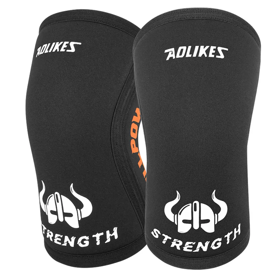 AOLIKES 7MM Gewichtheffen Elleboogbrace Ondersteuning Neopreen Compressie Elleboogbeschermers Armmouwen Protector Voor Powerlifting Gym Fitness