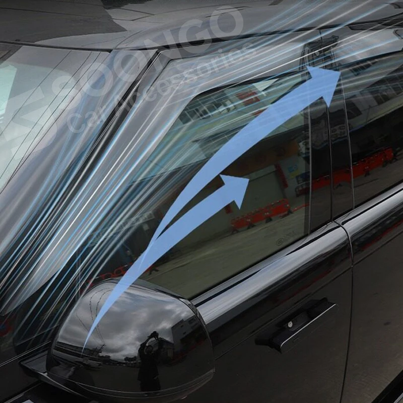 For Range Rover Autobiography Vogue LWB SWB 2023-2026 Car Window Rain Visor Side Wind Deflector Weather Shield Accessories