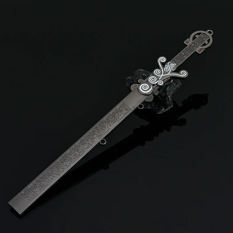 30 cm/11,81 in Qin's Moon Anime Peripherie Juzi Mo Mei Spielzeug Schwert Alte Chinesische Schwert Metall Waffe Modell Desktop zubehör Handwerk